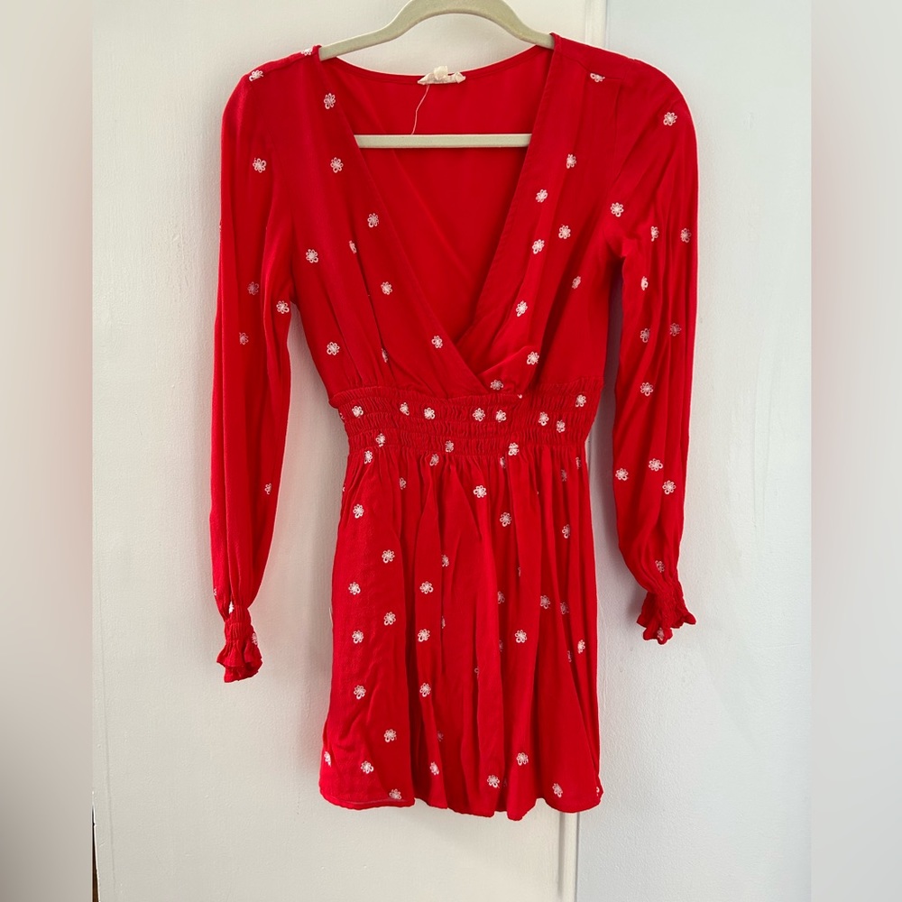 For love and lemons short dress bright color used size xs